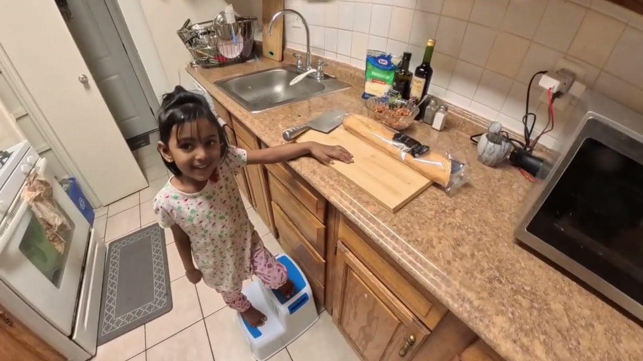 Cooking Bruschetta with Meghna