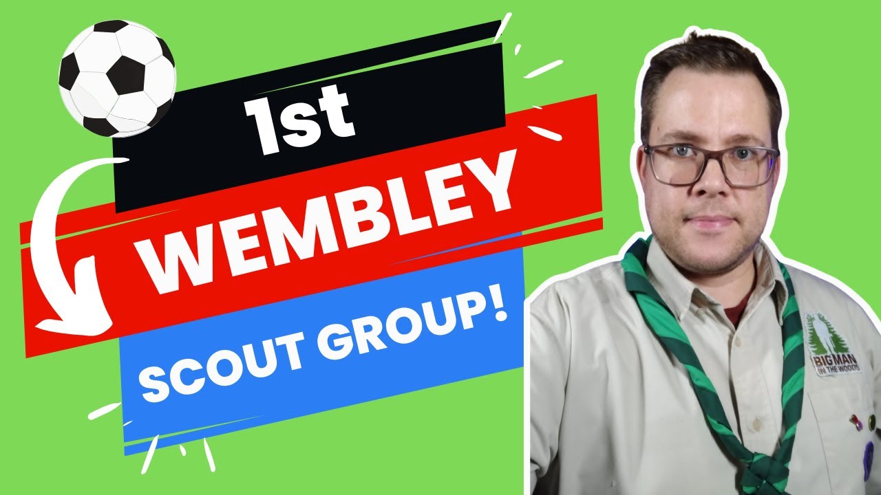 London Scout Leaders invade the Pitch at Wembley Stadium