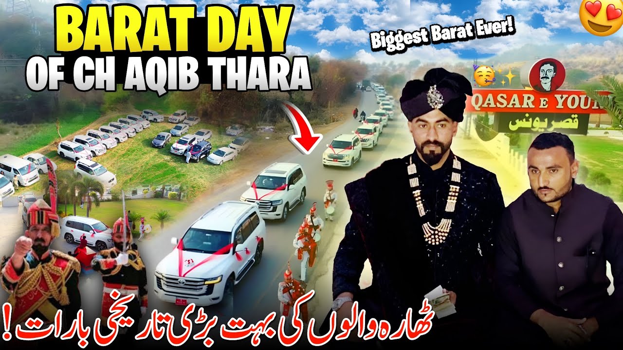Luxurious Baarat Day Of Ch Aqib Thara 😍✨ Kashmiri Wedding Day || Family Vlog