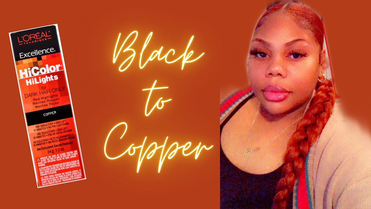 Dying My Natural Hair Copper| NO BLEACH🤎🧡