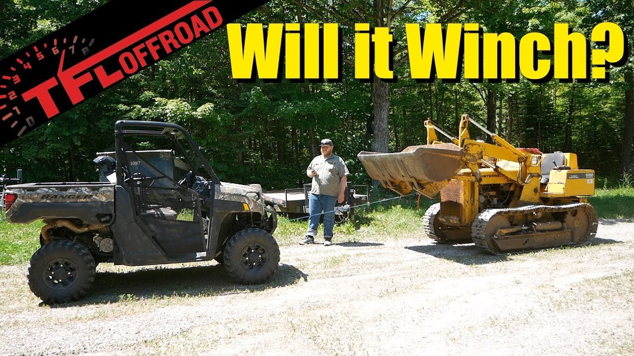 Will a Side-By-Side Winch a Bulldozer? We Had To Find Out & Now You Know The Answer!