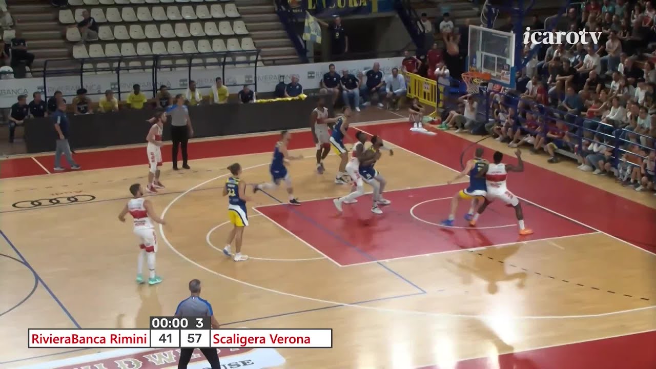 RivieraBanca Basket Rimini-Tezenis Verona 73-71 dts, il servizio