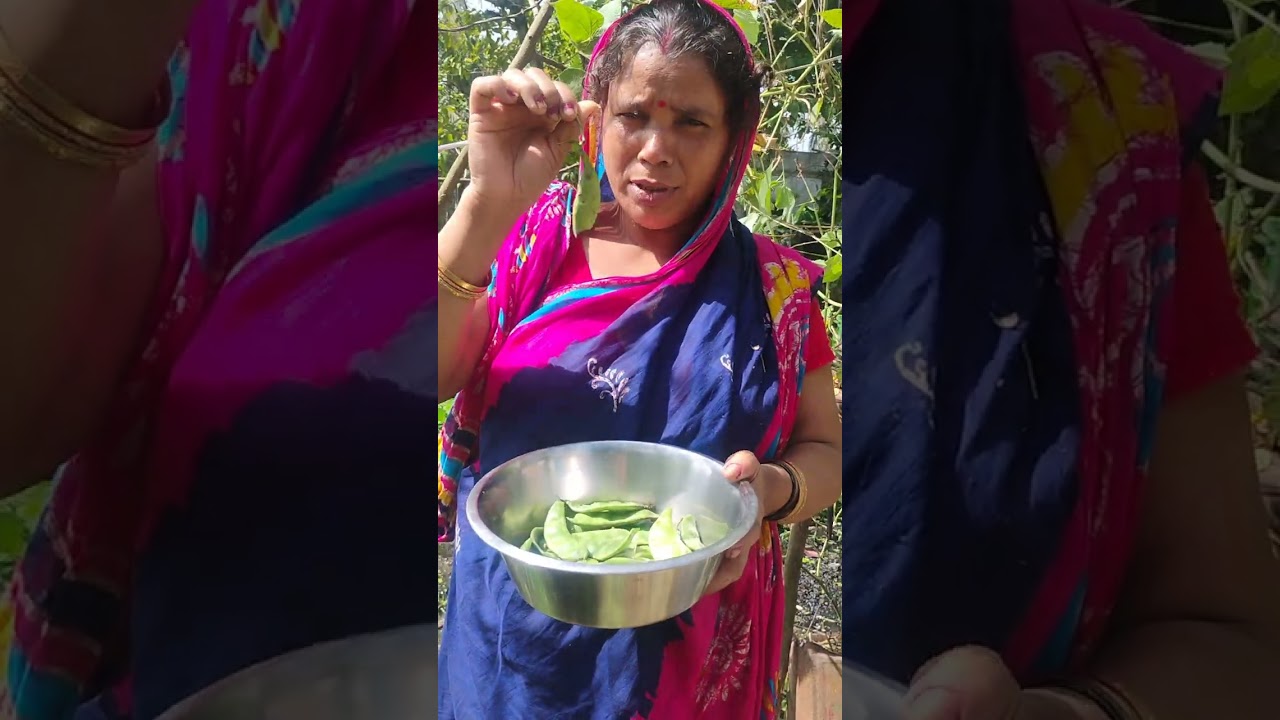 অনেকদিন পর সবজি বাগান থেকে টাটকা টাটকা সবজি পেরে রান্না করলাম #viral #villagerlifestyle #dailyvlog