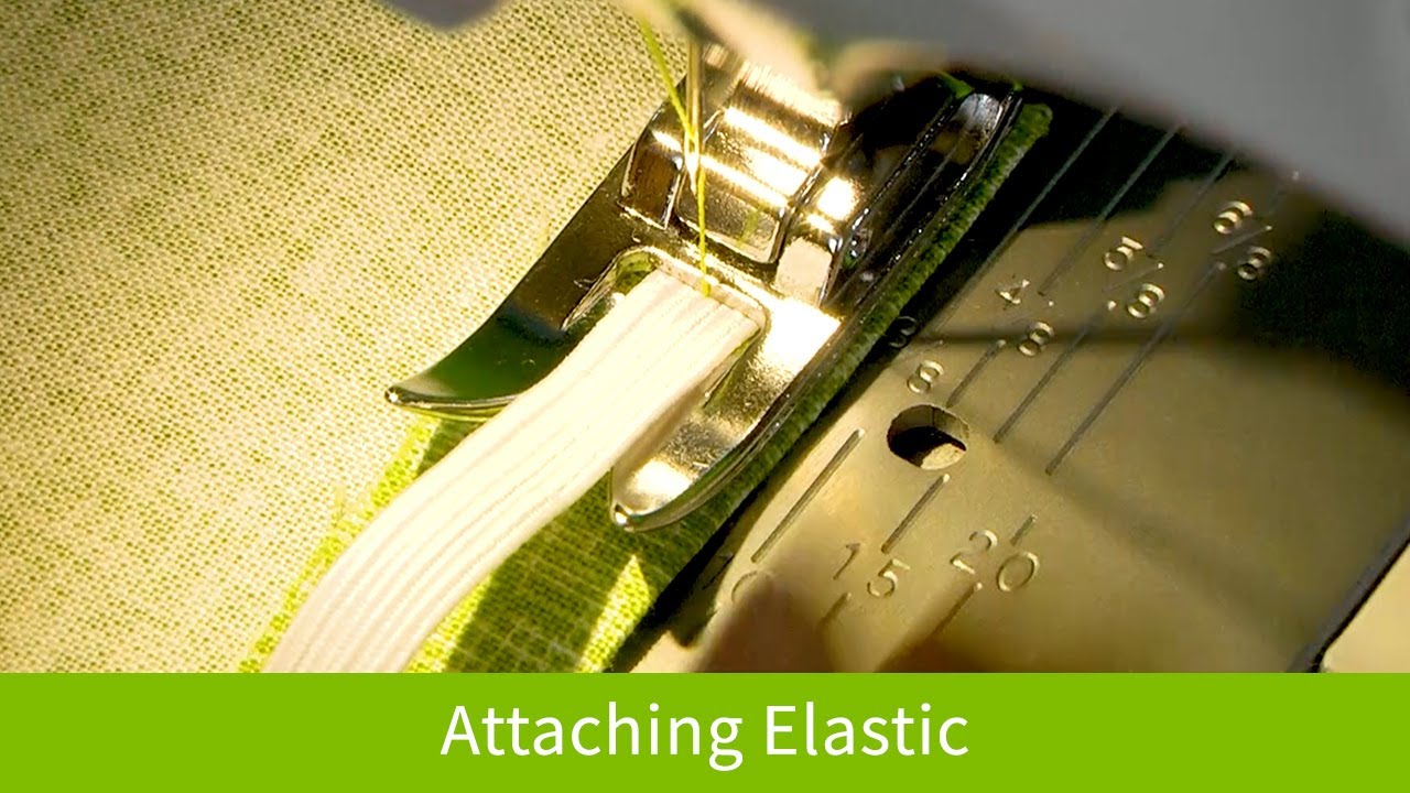 How to Attach Elastic on the Baby Lock Zest