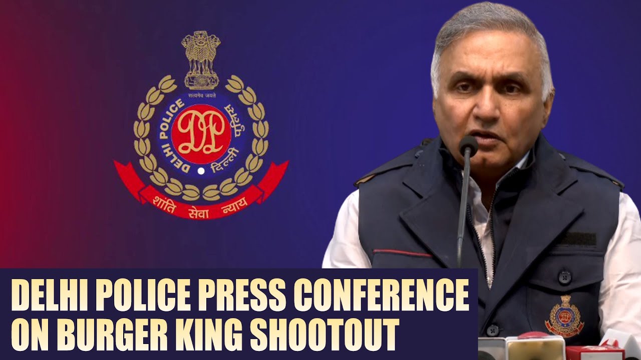 Live: Joint PC By Additional CP special cell Pramod Kushwaha And DCP Manoj on Burger King Shootout