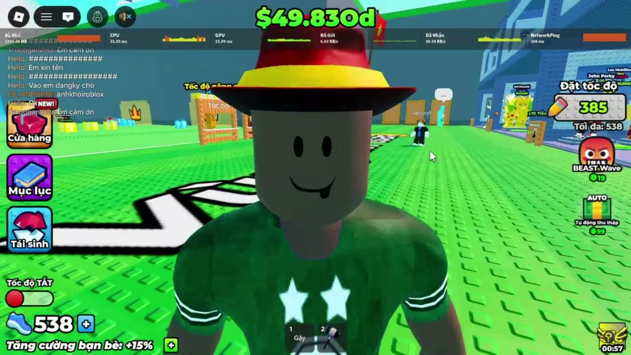 HÔM NAY MÌNH SẼ CHƠI GAME THOÁT KHỎI SÓNG ĐỂ LẤY KHỐI MAY MẮN NHA/ANHKHOIROBLOX
