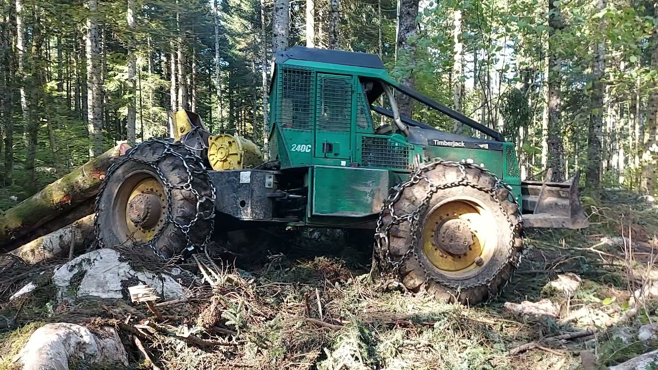 Timberjack 240c hard work