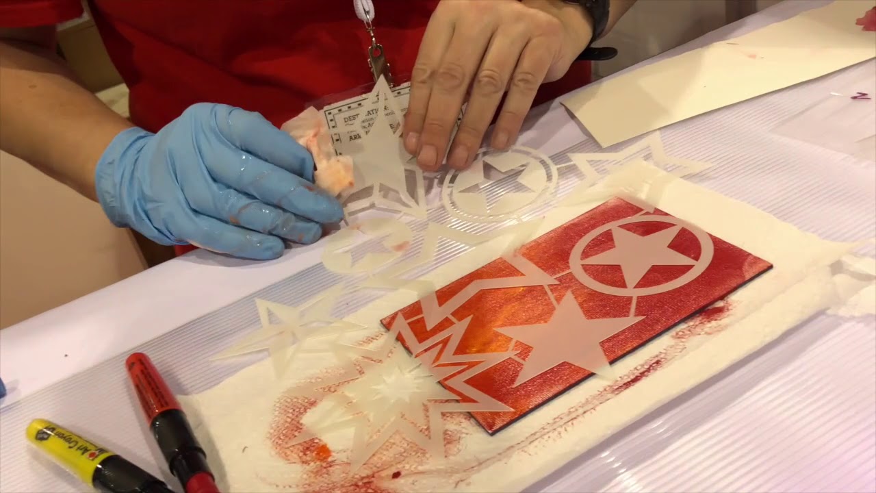 Marabu Art Crayons- Live at Creativation 2018