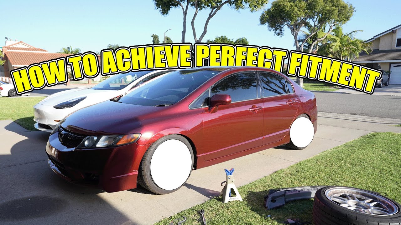 How To Achieve Perfect Fitment On YOUR 8th Gen Civic | Wheel Reveal