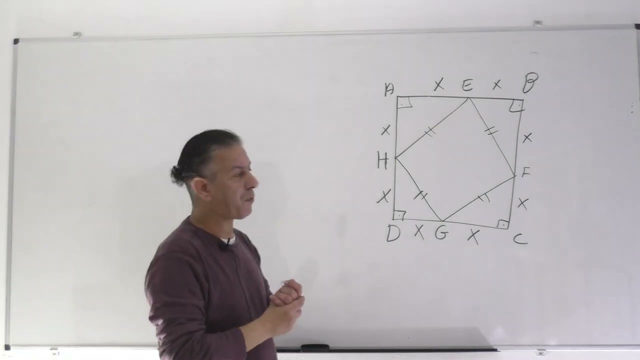 גיאומטריה כיתות ט-י. ריבוע-בואו נוכיח כי מרובע הוא ריבוע
