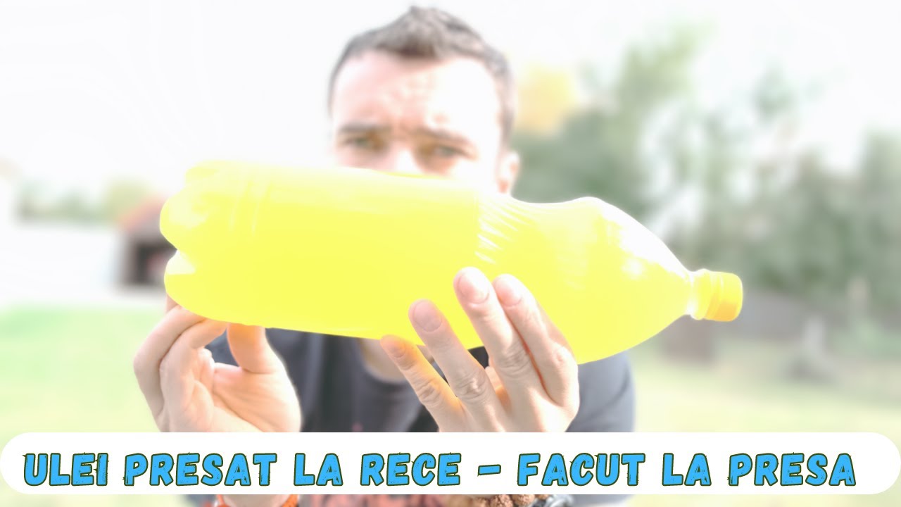 Ulei De Floarea Soarelui Presat La Rece - Pot Spune Ca Este Cel Mai Natural Din Experienta