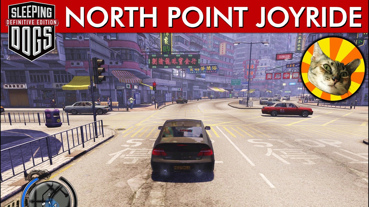 Driving around North Point (Kowloon IRL) | Sleeping Dogs Definitive Edition