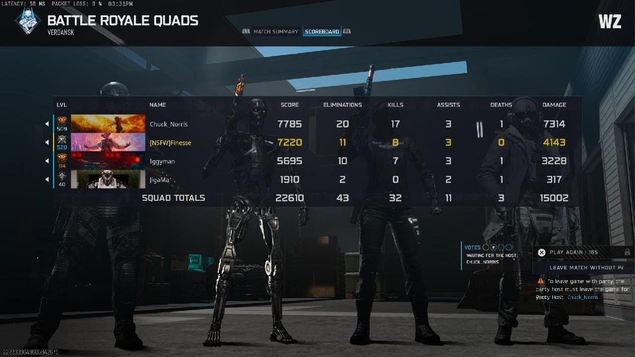 8 kills 43 elims SIGA Dubbs