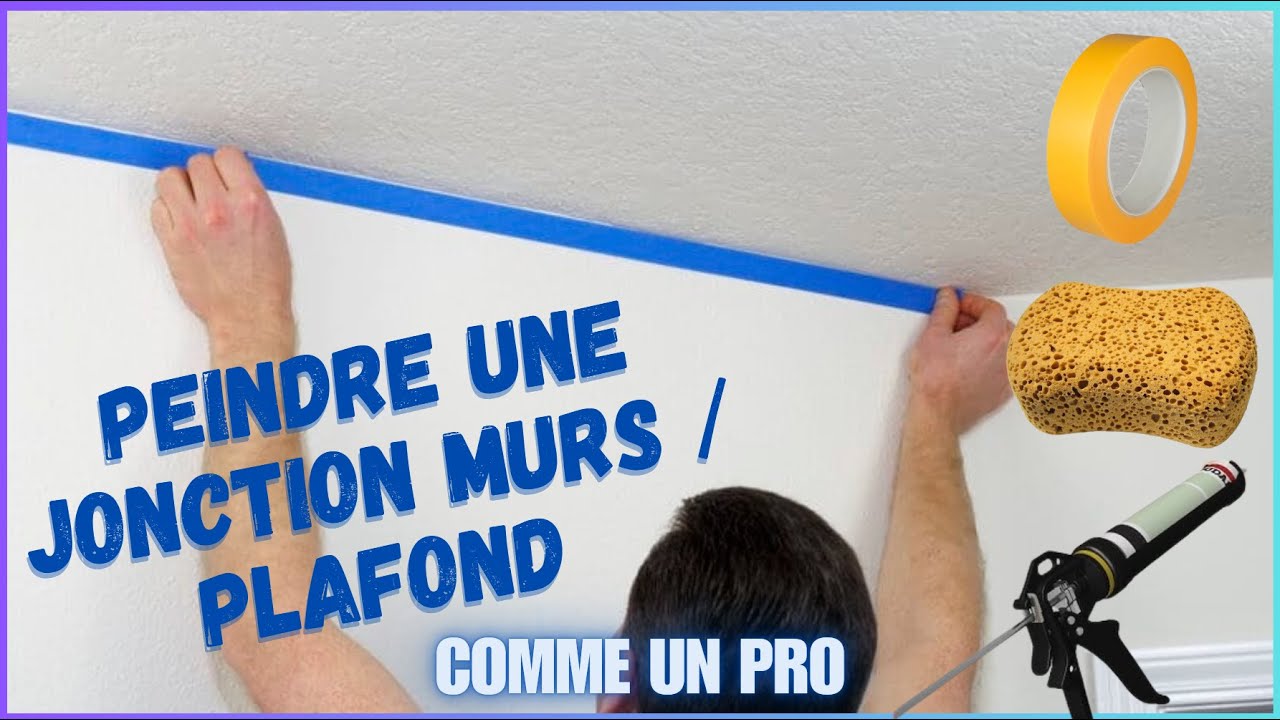 Comment peindre une jonction bien droite entre les murs et le plafond : Résultat parfait garanti !