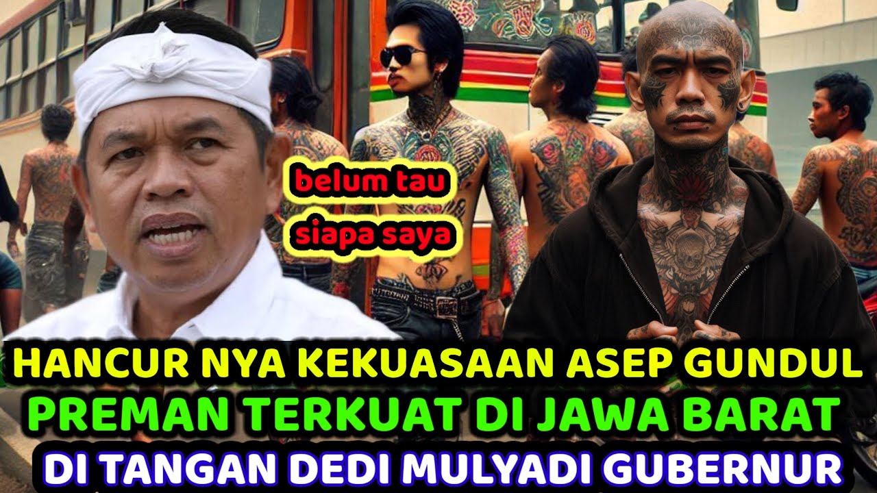 KISAH NYATA ❗ LANGKAH BESAR DEDI MULYADI MEMBERANTAS PREMAN JAWA BARAT HINGGA KE AKAR AKAR NYA