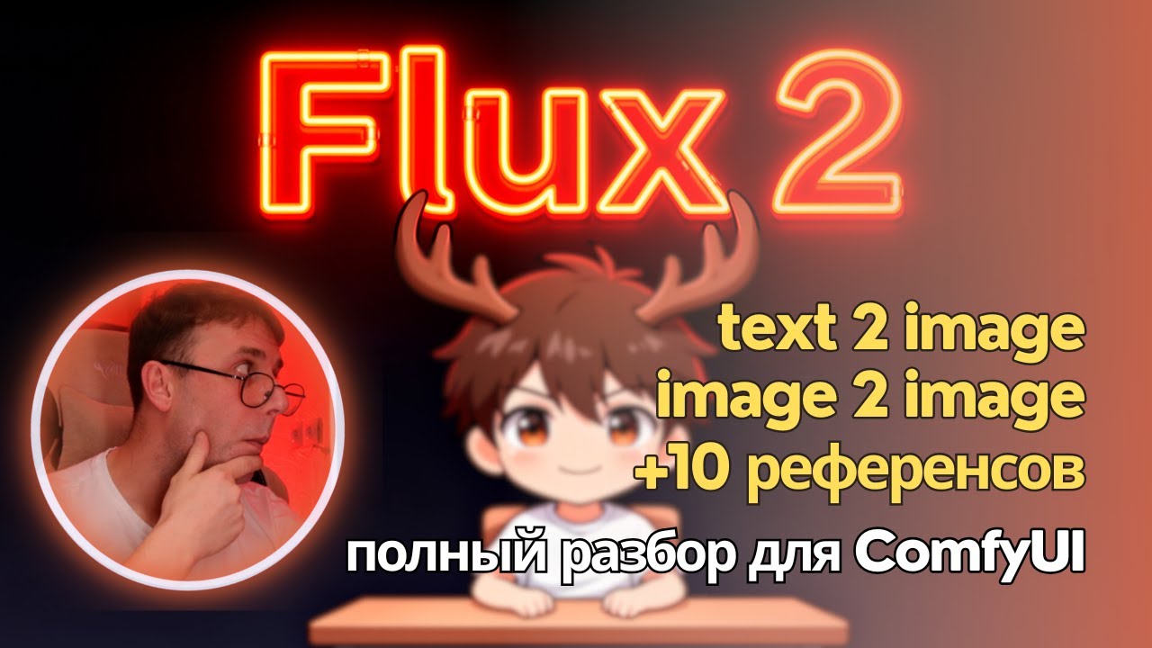 FLUX 2 - это прекрасно! Полный детальный разбор и демонстрация возможностей модели. Локально в Comfy