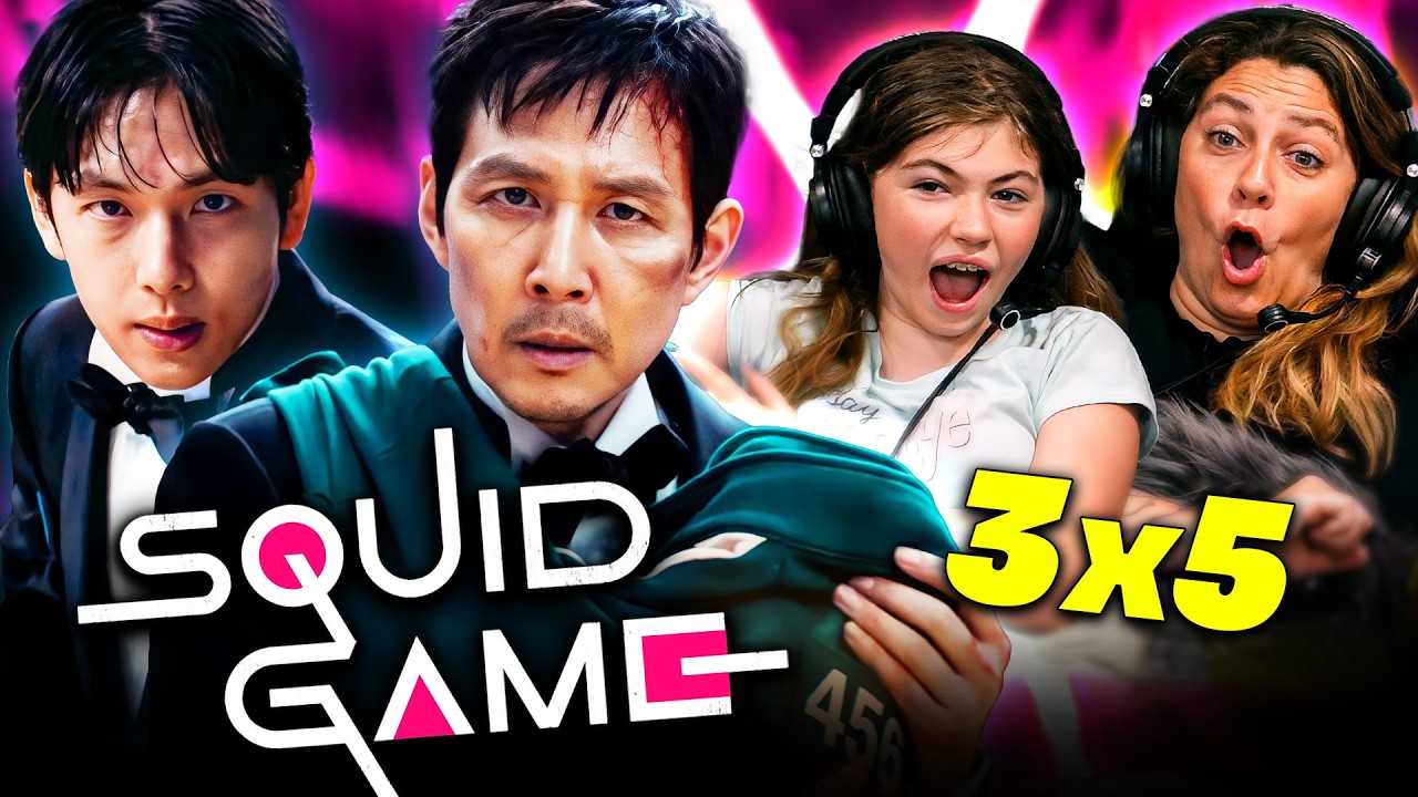 Squid Game Season 3 Episode 5 Reaction: Second-to-Last Episode SHOCKERS! | Mom & Daughter Reacts!