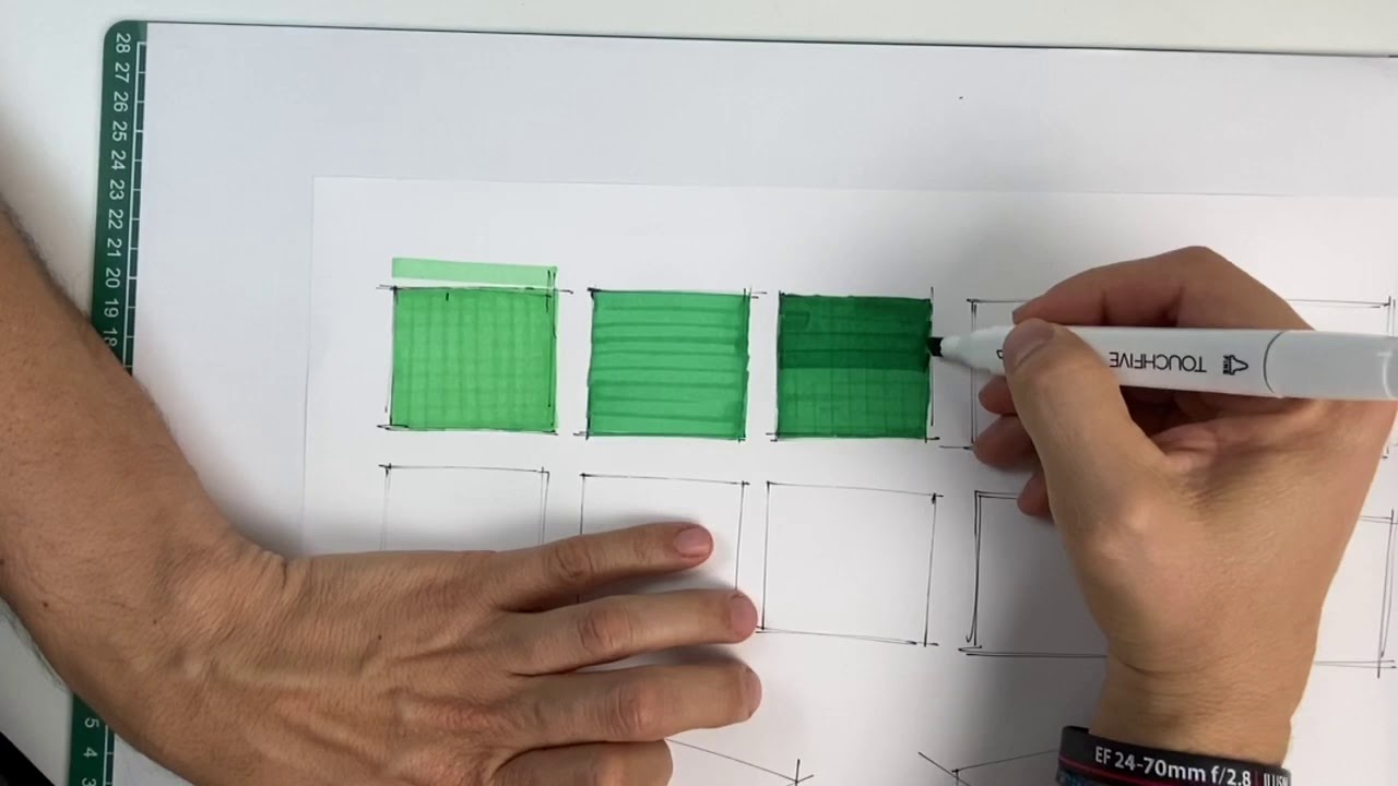 Cómo usar los plumones, técnicas de plumones, tutorial