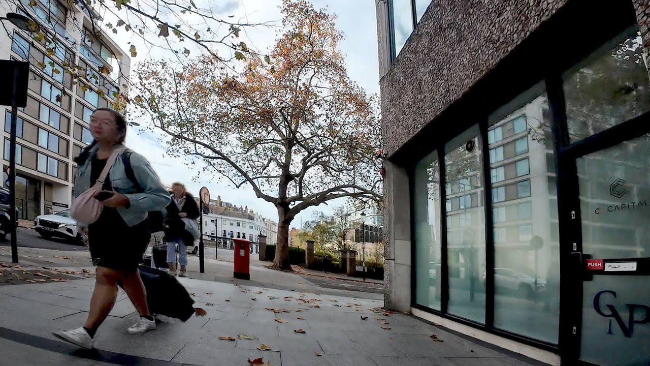 LONDON Morning Walk from High Street Kensington to Hammersmith King Street