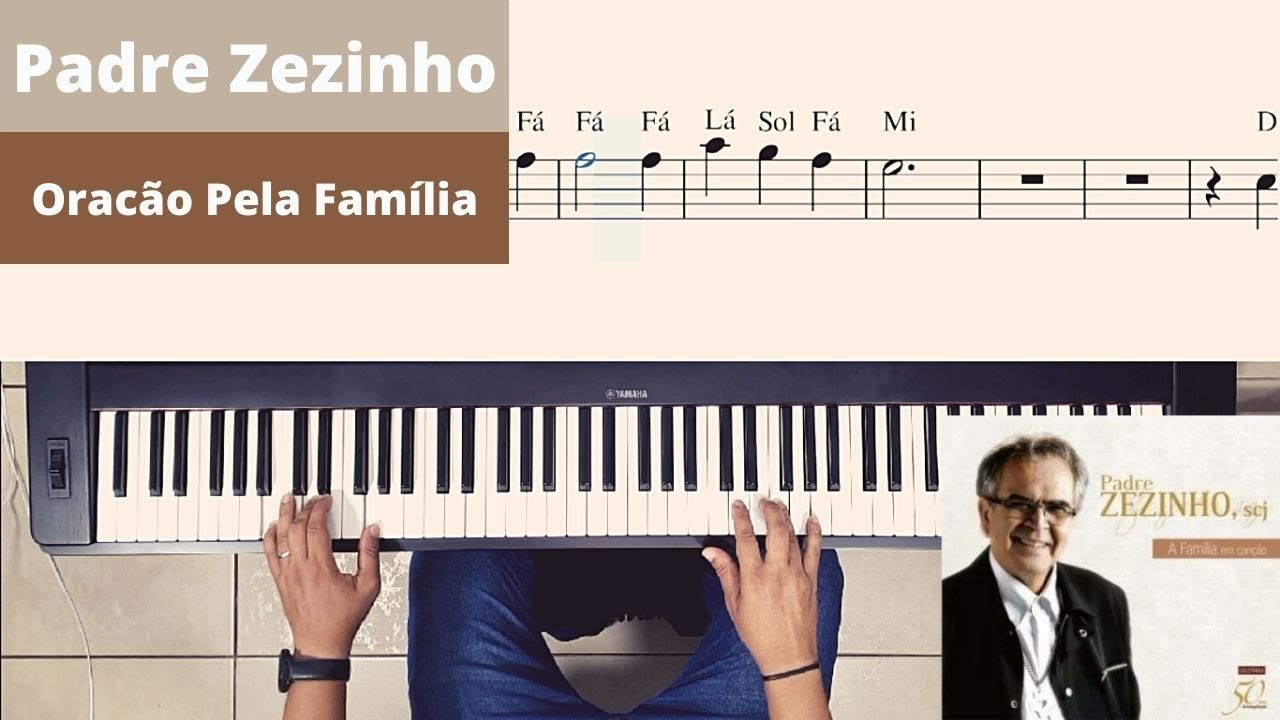 Padre Zezinho - Oração Pela Família - Teclado Cover - Musescore 3