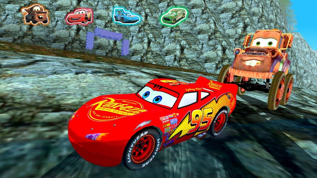 Big & Small McQueen vs King Dinoco vs Ramp Challenge JUMP 2026