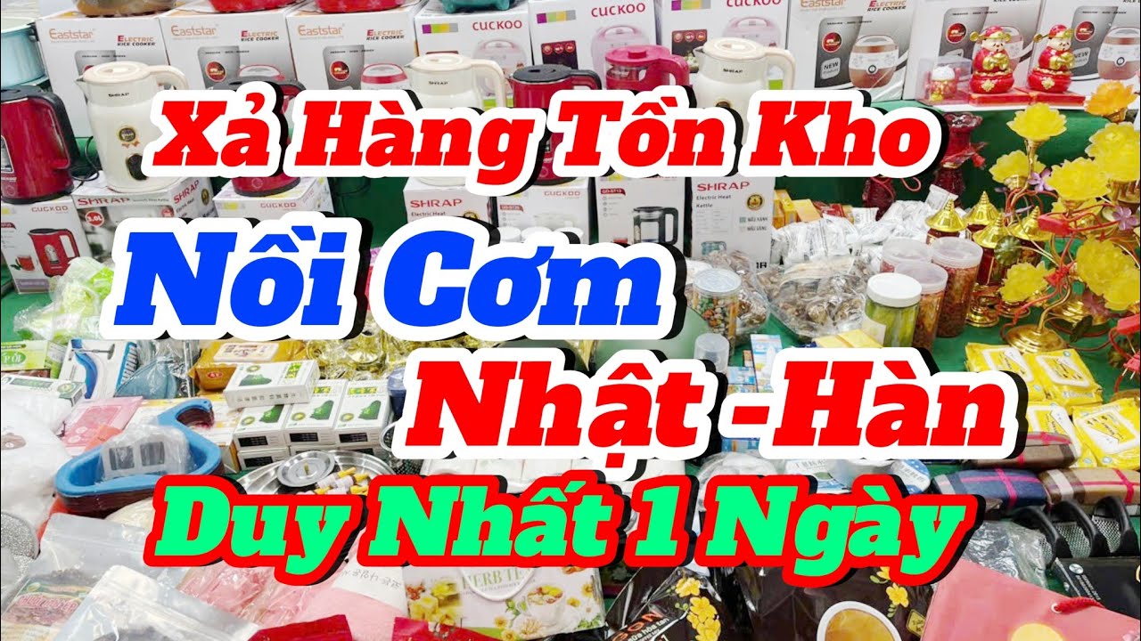💥💥💥 Xả Hàng Tồn Kho. Nồi Cơm Nhật -Hàn Giá  Cực Rẻ. Bán Thu Hồi  Vốn . Miễn Síp Tặng Quà