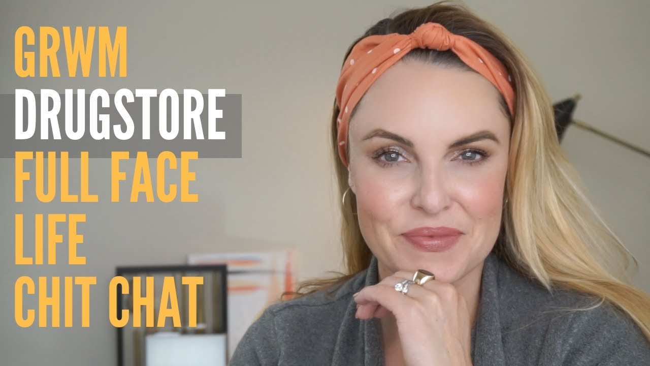 FULL FACE NEW DRUGSTORE MAKEUP - LIFE UPDATE CHIT CHAT