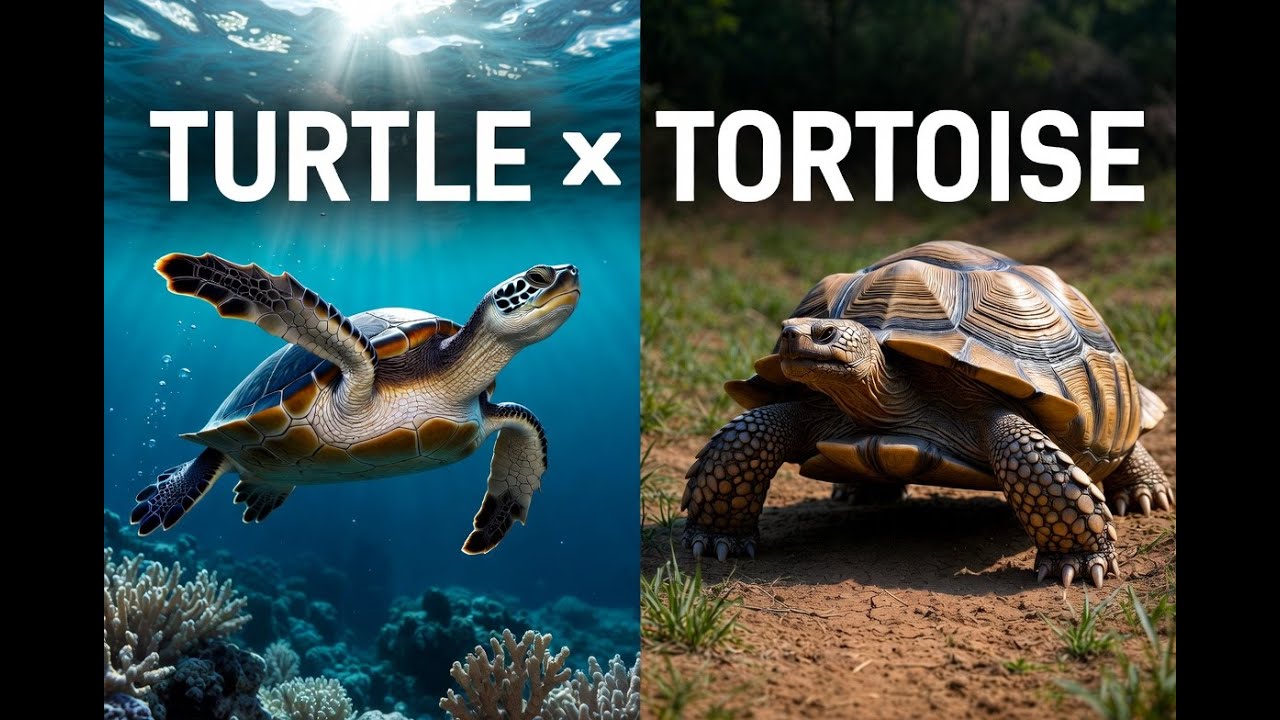Turtle vs Tortoise 🐢 | What’s the Real Difference? | Shocking Facts!