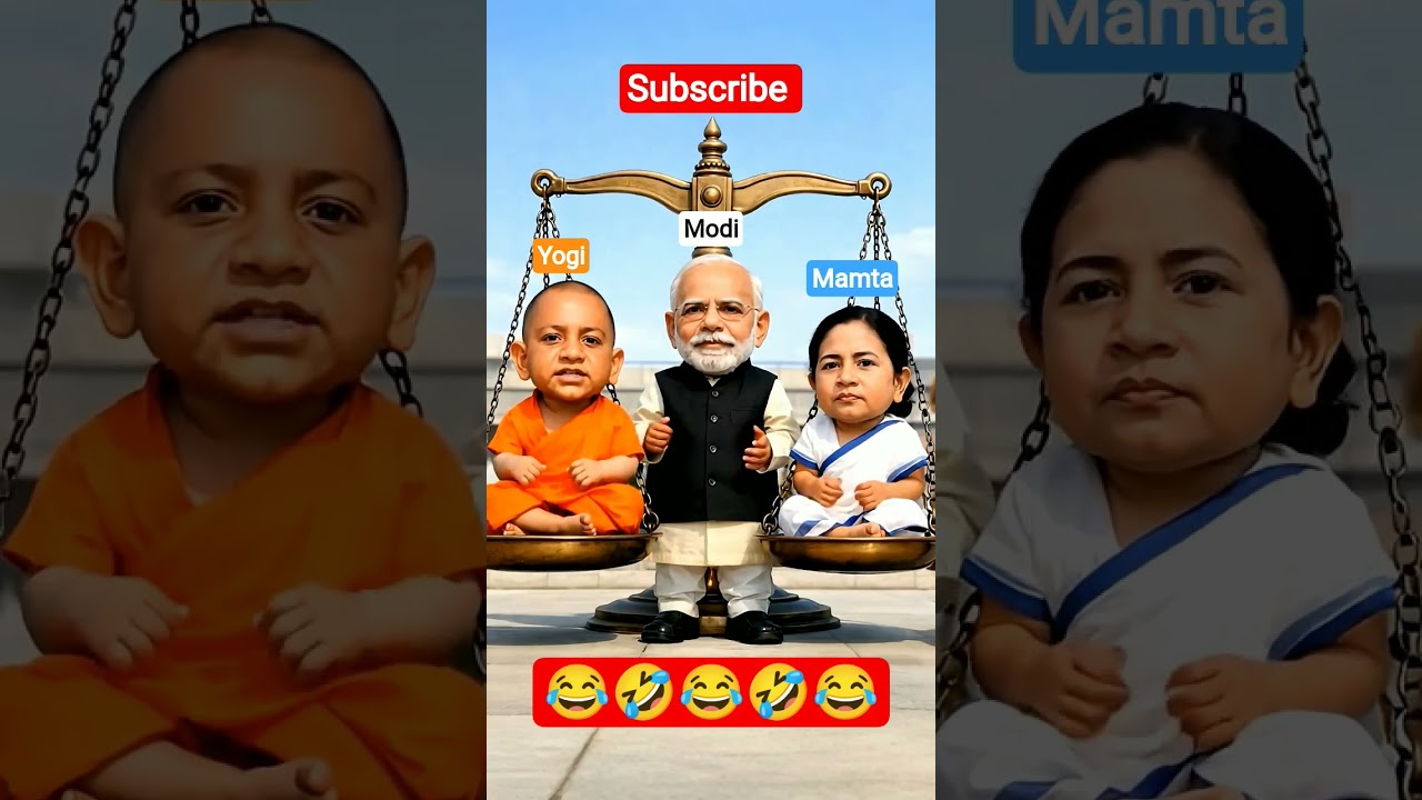Funny Video: 🔥 Baba Buldozer vs Mamata Banerjee 😂 | Hilarious Political Debate 🤣