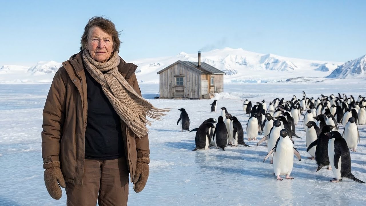 92-Year-Old Grandma Surviving Alone in Antarctica | Penguins Live Beside Her Cabin