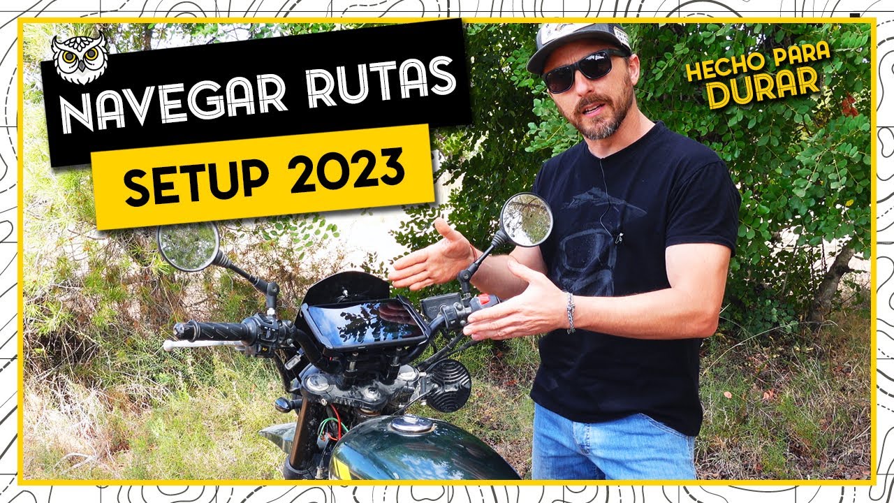 TABLET GPS para MOTO 🛰️ navegación de rutas 🛣️ SETUP DEFINITIVO 2024