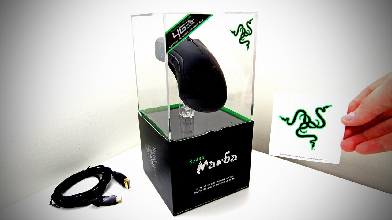Razer Mamba 2012 Elite Wireless Gaming Mouse Unboxing & Overview