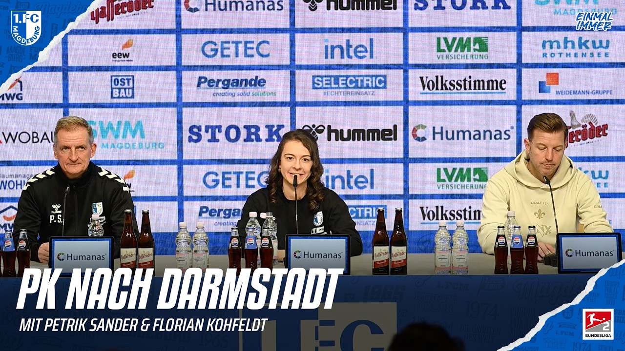 „Beachtenswert, wie die Jungs Gas gegeben haben.“ | PK nach dem Heimspiel gegen den Darmstadt (1:1)