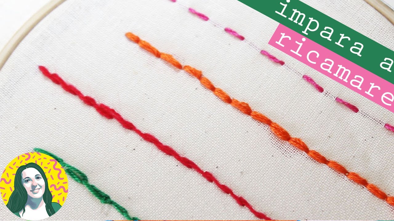 Punti base del ricamo (facili) | TUTORIAL RICAMO