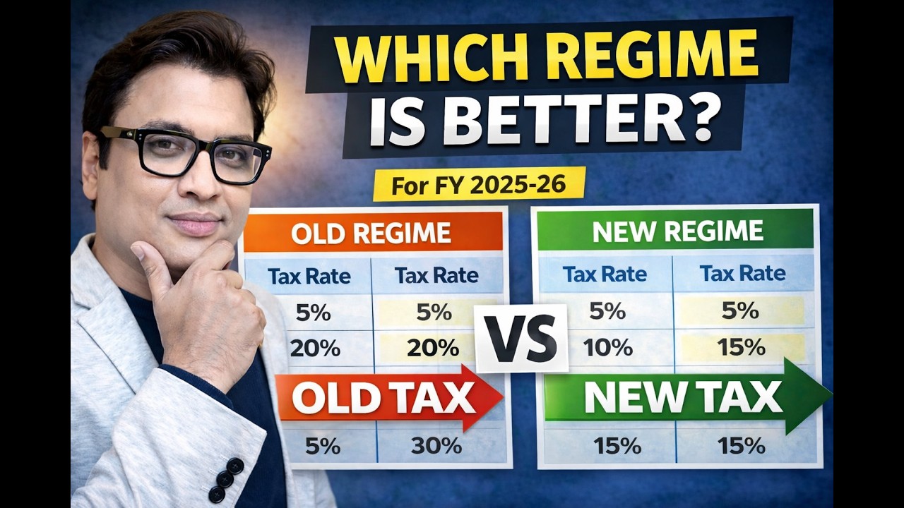 Old vs New Tax Regime for FY 2025–26 & Tax Year 2026-27 | Which One Saves More Tax?