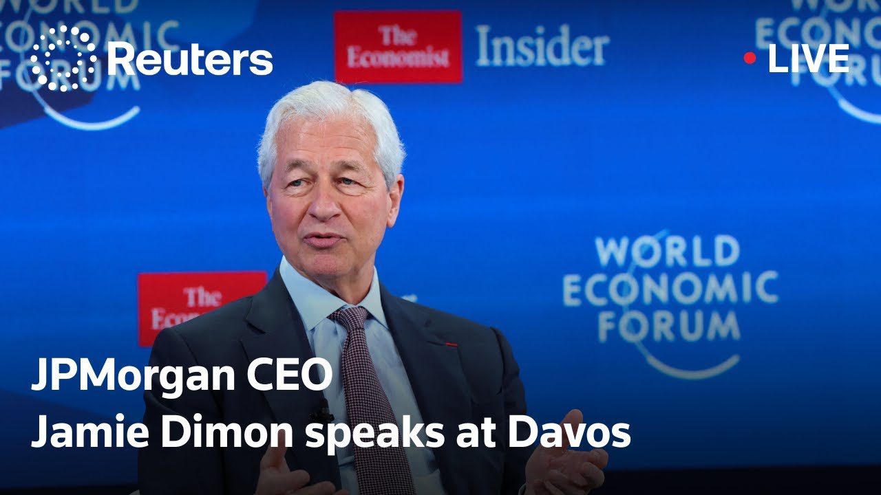 LIVE: JPMorgan CEO attends Davos panel