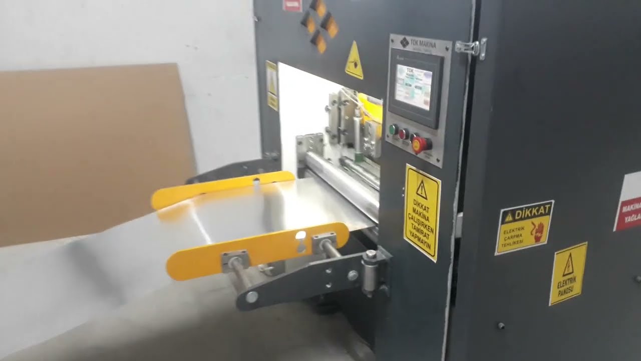 750 mm - EXPANDED METAL MACHINE - HIGH SPEED - FİLTRE TELİ MAKİNESİ - TOK MAKİNA - YIL : 2020