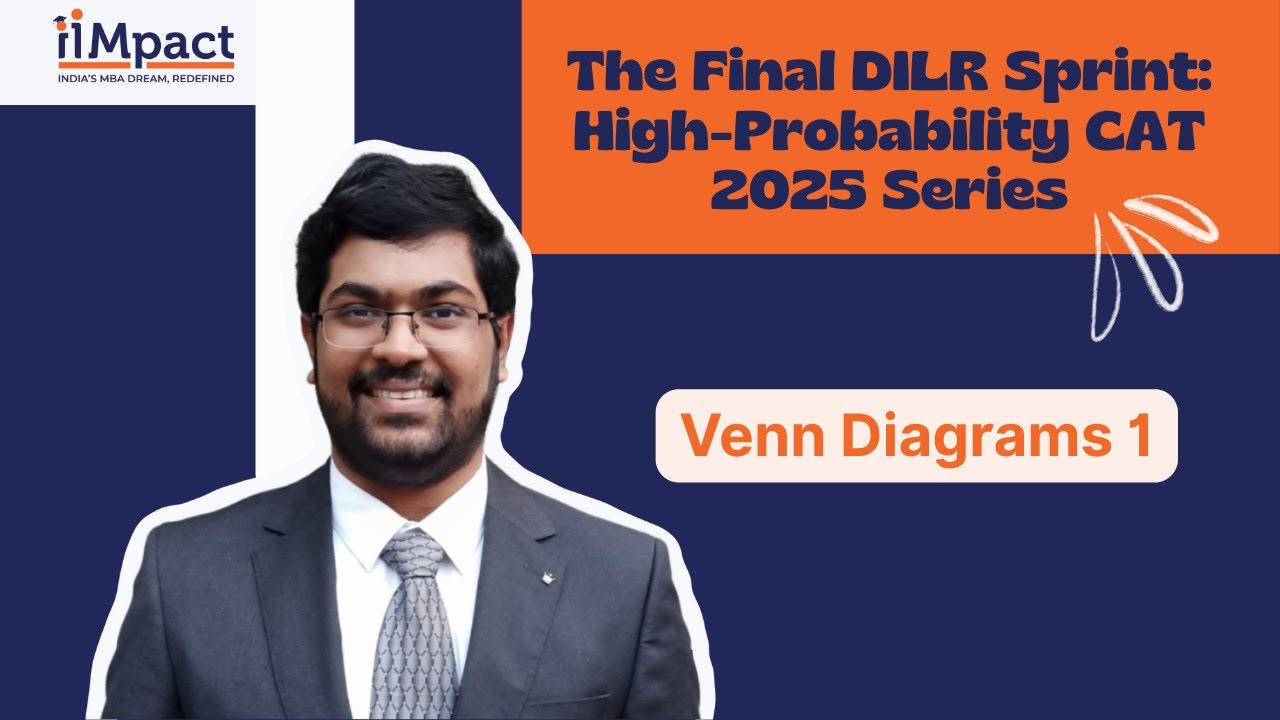 CAT 2025 | DILR Revision | Part 1 | Venn Diagram 1