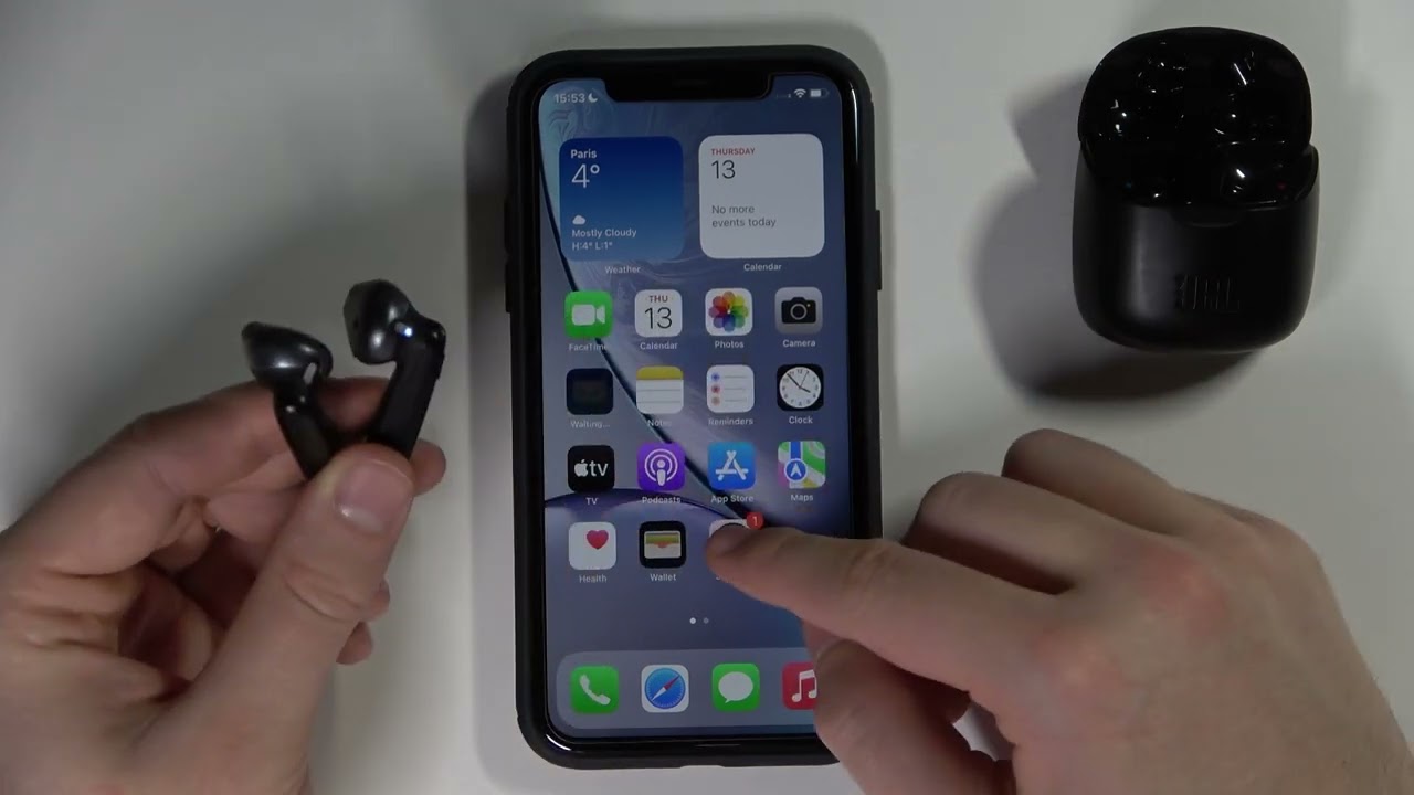 Как подключить JBL Tune 225 TWS к iPhone - Связать iPhone и JBL Tune 225 TWS
