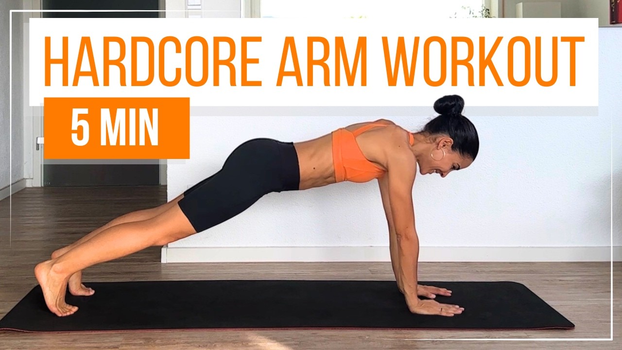 5 MIN KILLER HIIT ARM WORKOUT // For elegant arms and a toned upper body // No repeats, no equipment