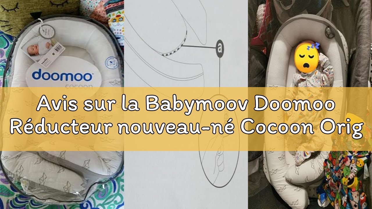 Avis sur la Babymoov Doomoo Réducteur nouveau-né Cocoon Origami Bateaux, Evolutif, Respirant, 0 - 8