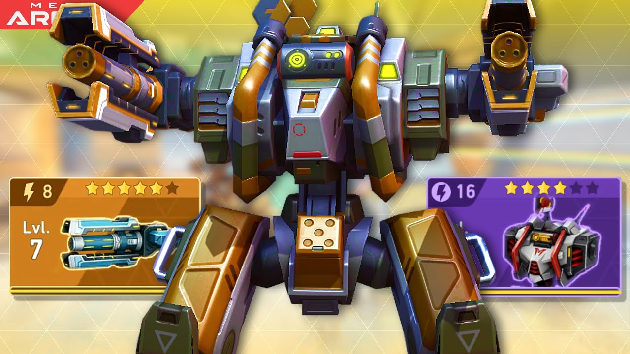 Orion with Overdriver 8 😍| Unreal Firepower! | Mech Arena