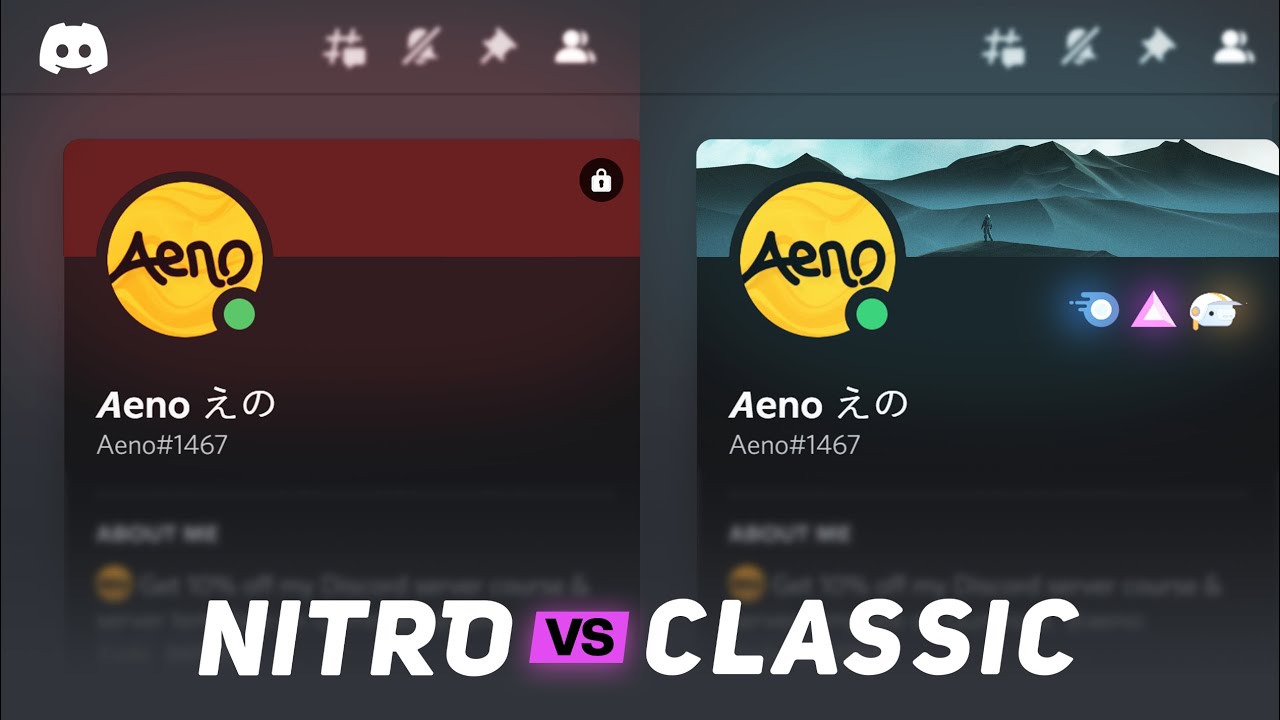 Profile Customization: Nitro, Classic & Standard Comparison &mdash; Discord News