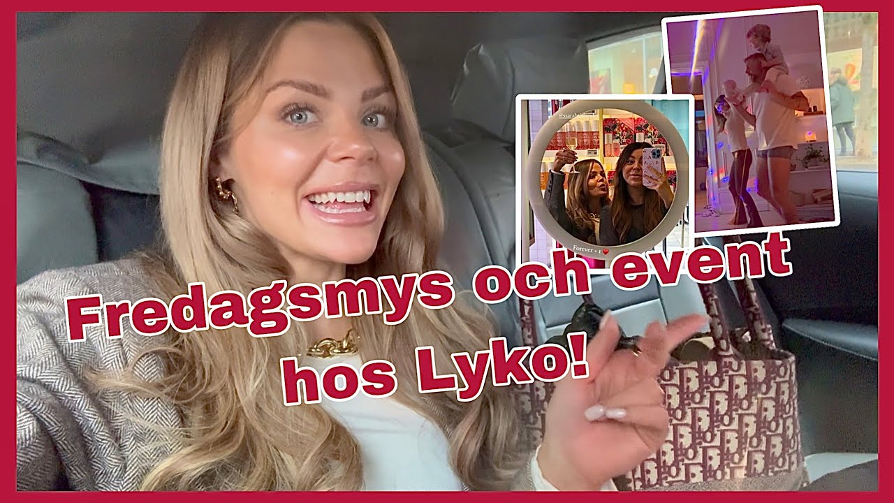 Häng med på event hos Lyko!! VLOGG
