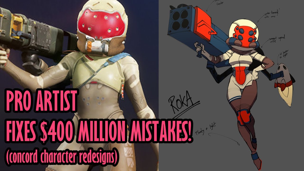 PRO ARTIST FIXES $400 MIL MISTAKES! (Concord Redesign)