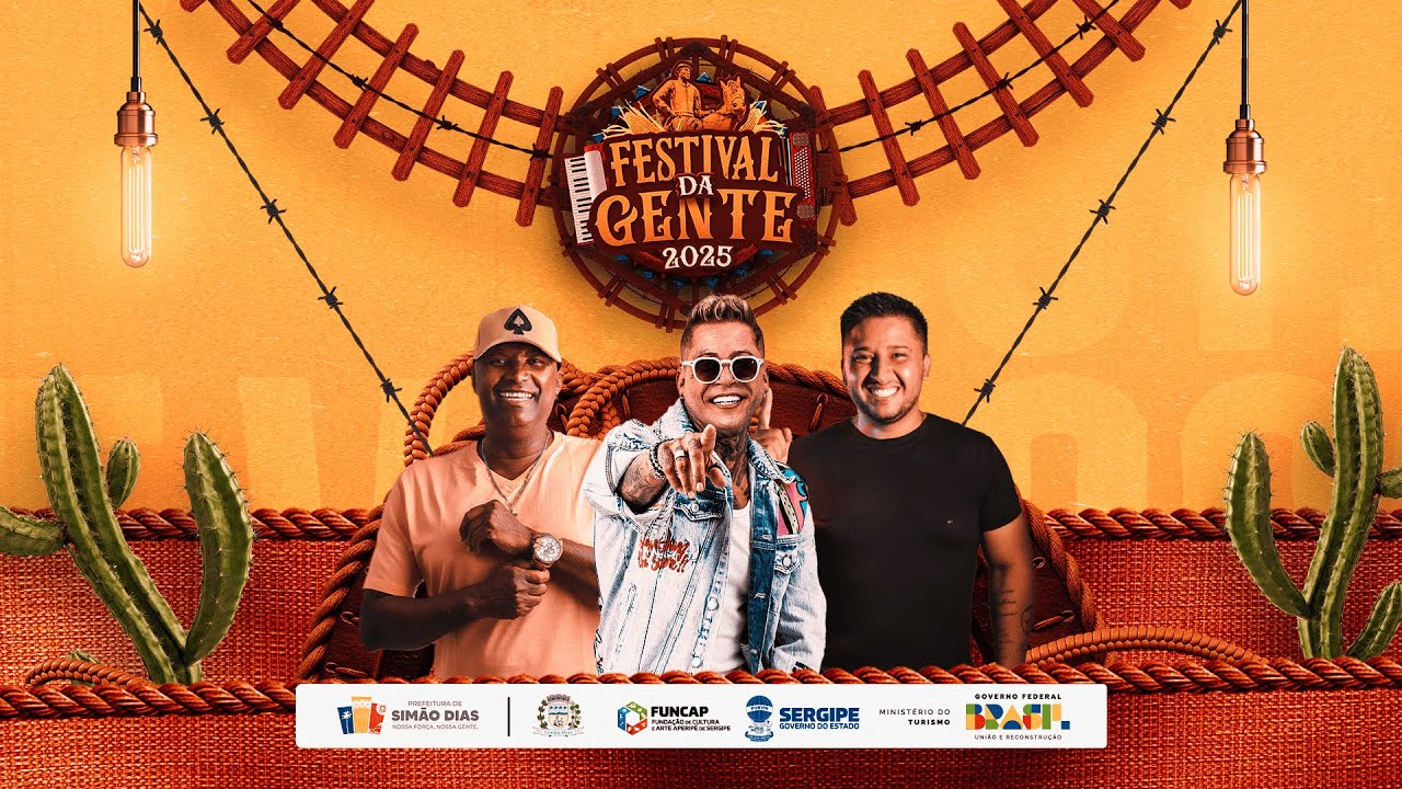 Festival da Gente 2025 | Sim&atilde;o Dias/SE - Sexta-feira 01/08/25