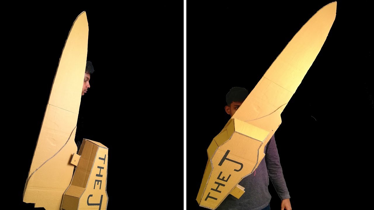 DIY Transformer Blade Sword Weapon - Cardboard Sword