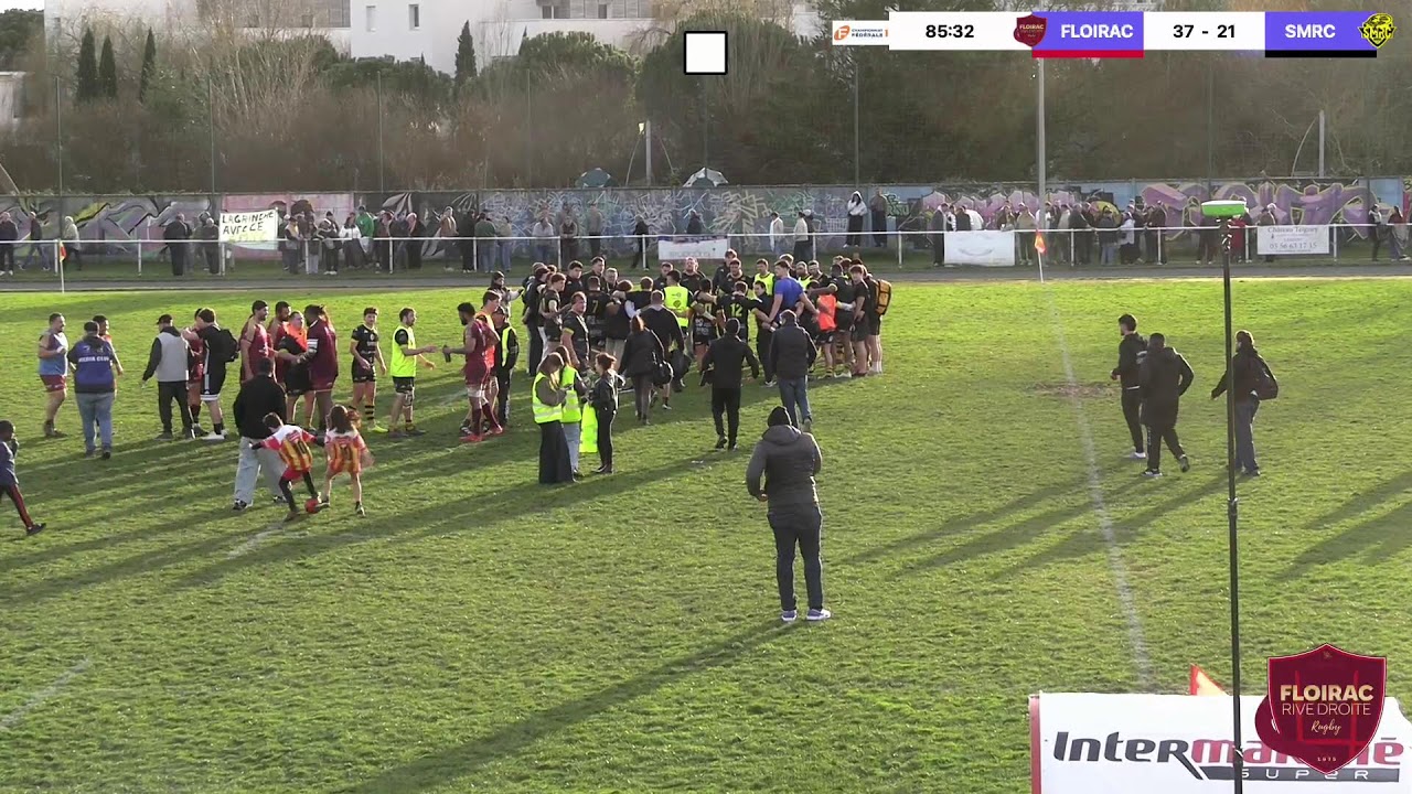 DERBY DE LA GARONNE - Journée 16 - Fédérale 1
FLOIRAC VS SMRC