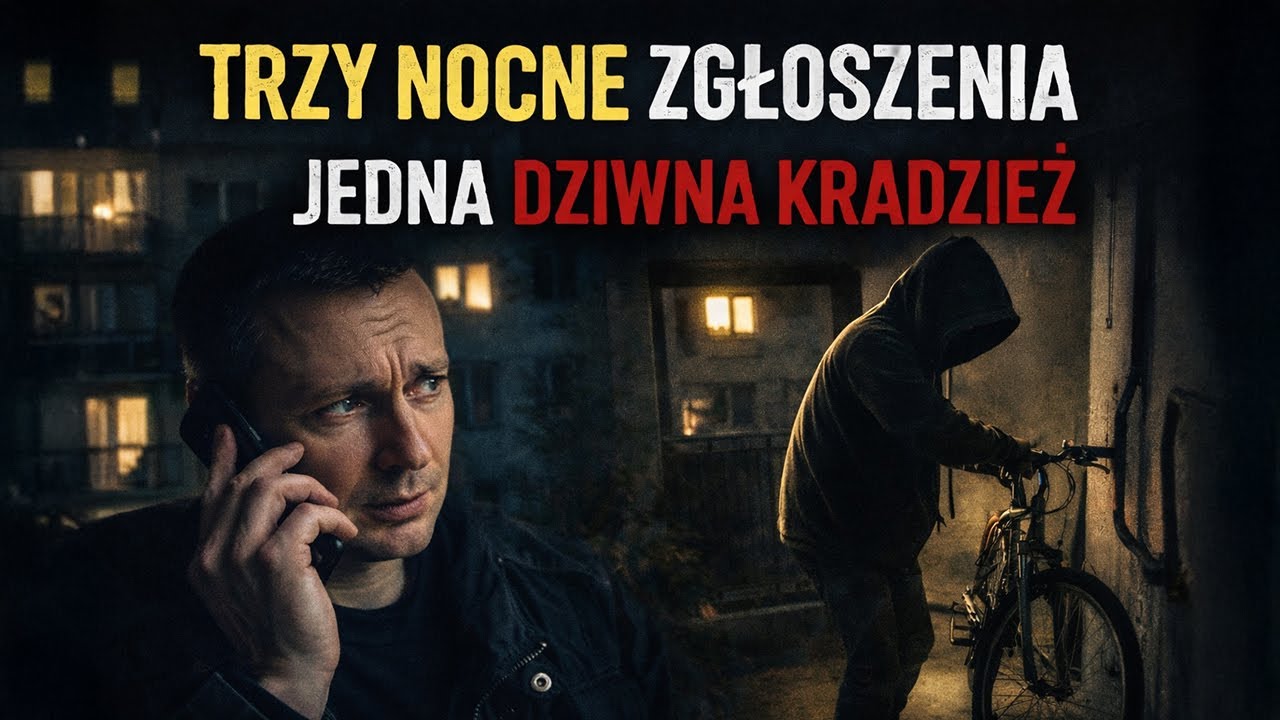 Trzy nocne zgłoszenia. Jedna dziwna kradzież