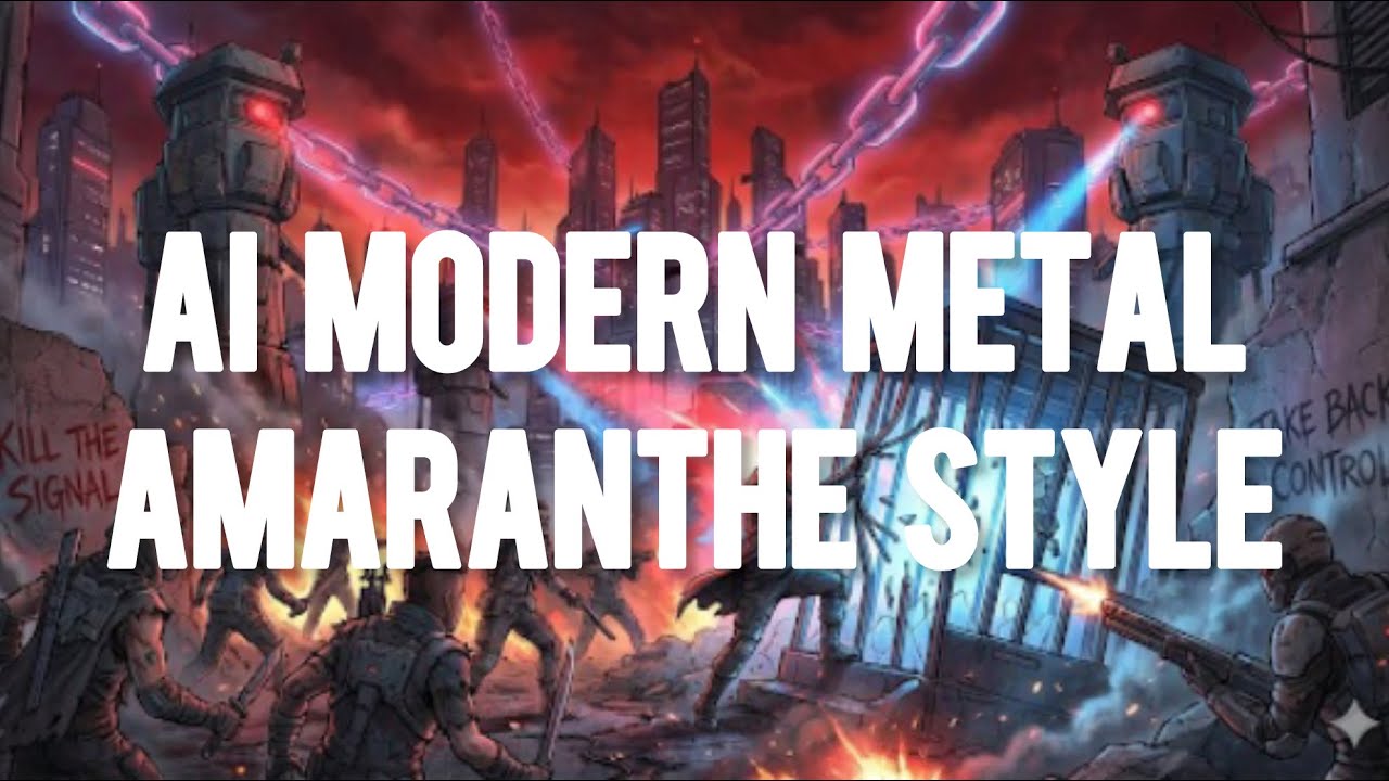 AI MODERN METAL in the style of  AMARANTHE#sunoai #sunoai #melodicdeathmetal